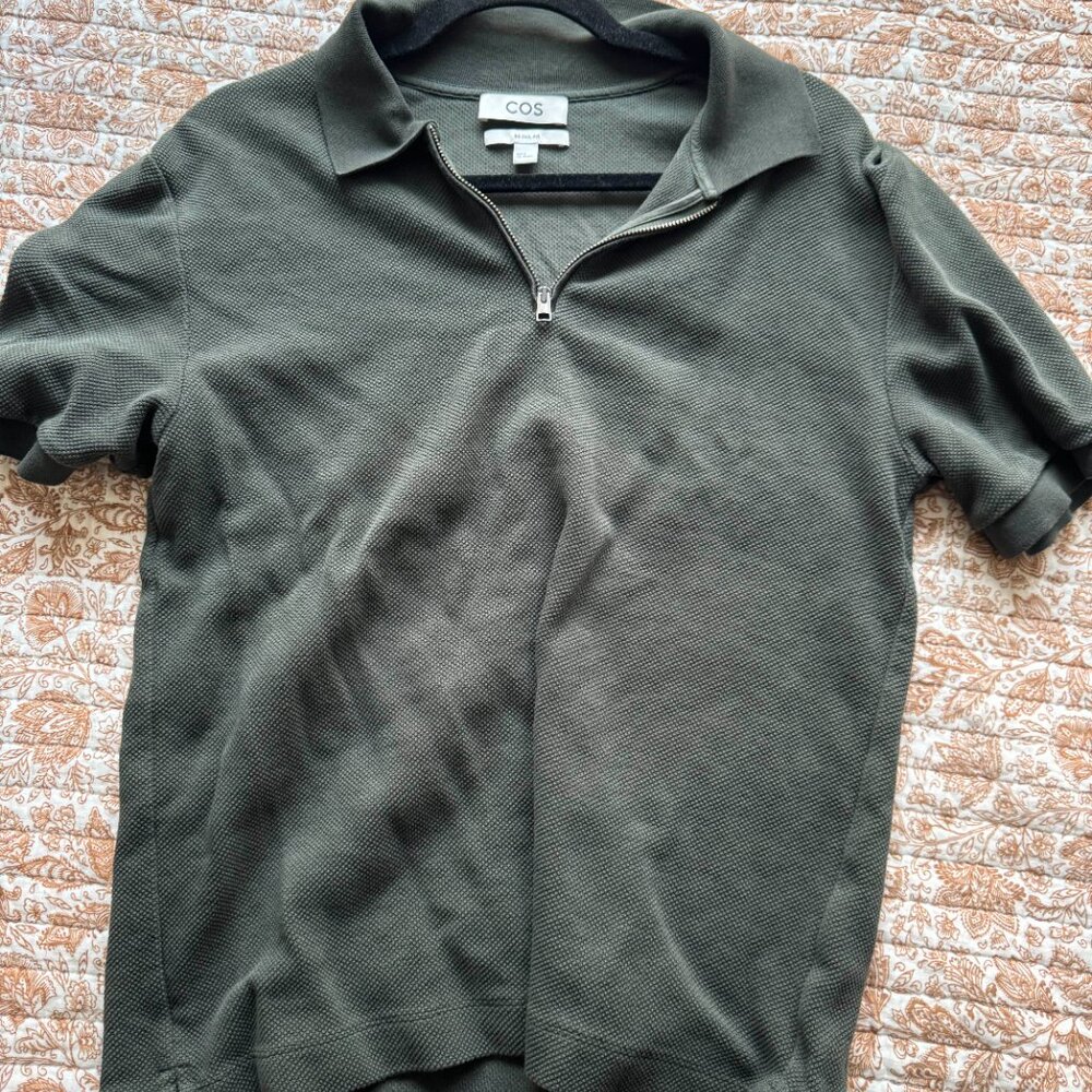 COS Half Zipped Polo